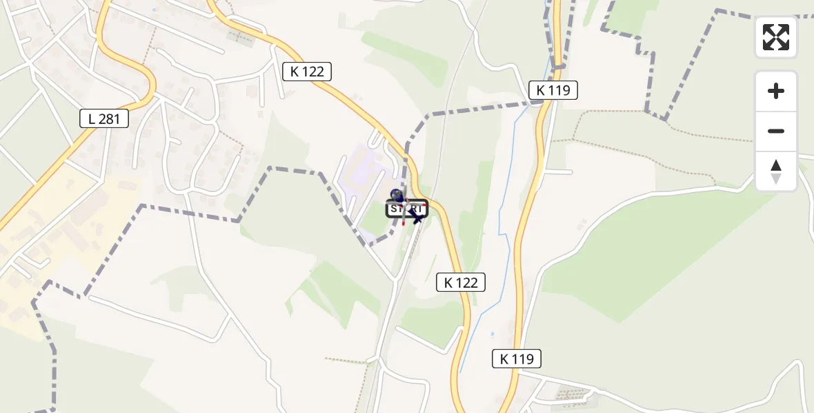 Flugroute Polizeihubschrauber Steinebach/Sieg - Steinebach/Sieg, 16 August 2026, 19:12