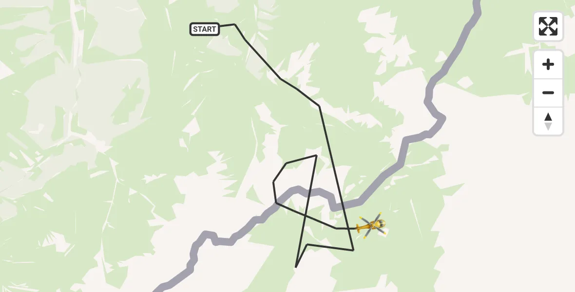 Flugroute Rettungshubschrauber Oberstdorf - Oberstdorf, 17 August 2026, 09:03