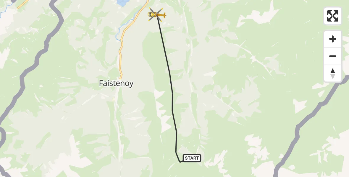 Flugroute Rettungshubschrauber Oberstdorf - Oberstdorf, 17 August 2026, 09:54
