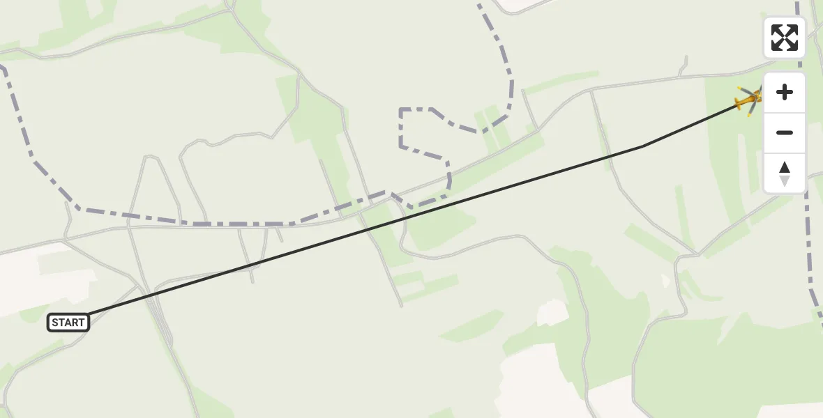 Flugroute Rettungshubschrauber Schlöben - Schlöben, 17 August 2026, 16:22