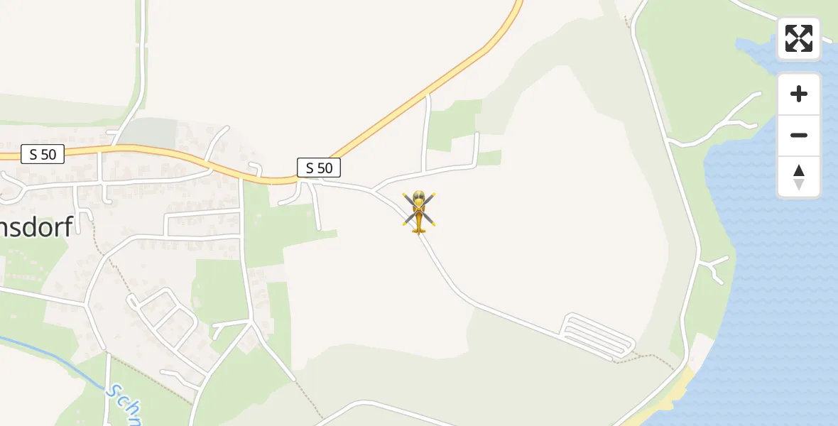 Flugroute Rettungshubschrauber Regis-Breitingen - Regis-Breitingen, 18 August 2026, 07:10