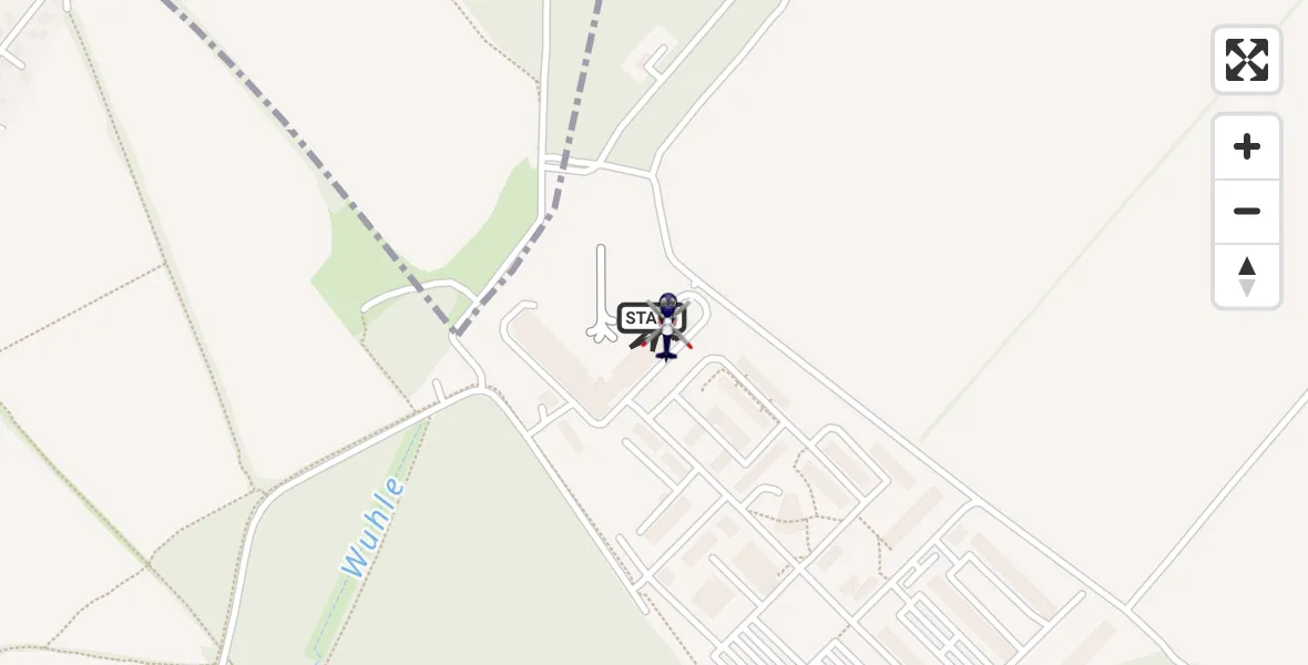 Flugroute Polizeihubschrauber Ahrensfelde Hubschrauberlandeplatz - Ahrensfelde Hubschrauberlandeplatz, 18 August 2026, 09:12