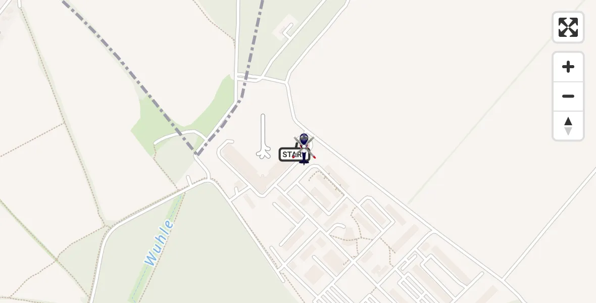 Flugroute Polizeihubschrauber Ahrensfelde Hubschrauberlandeplatz - Ahrensfelde Hubschrauberlandeplatz, 18 August 2026, 09:17