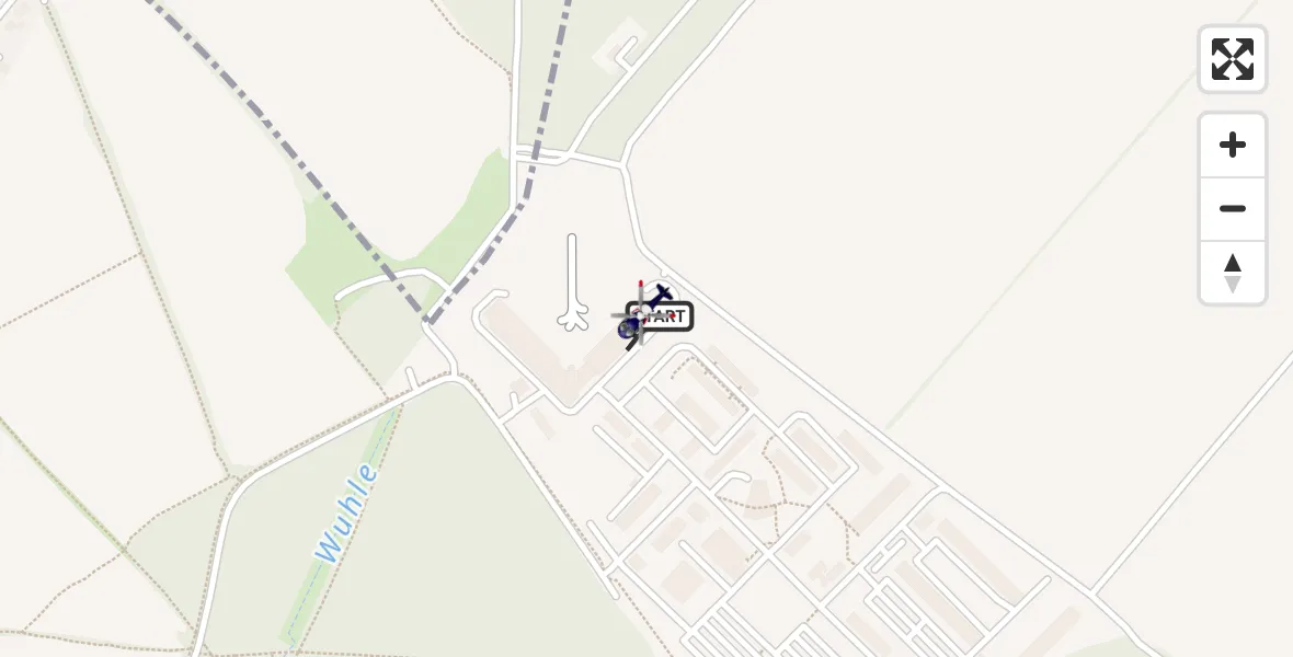 Flugroute Polizeihubschrauber Ahrensfelde Hubschrauberlandeplatz - Ahrensfelde Hubschrauberlandeplatz, 18 August 2026, 09:21