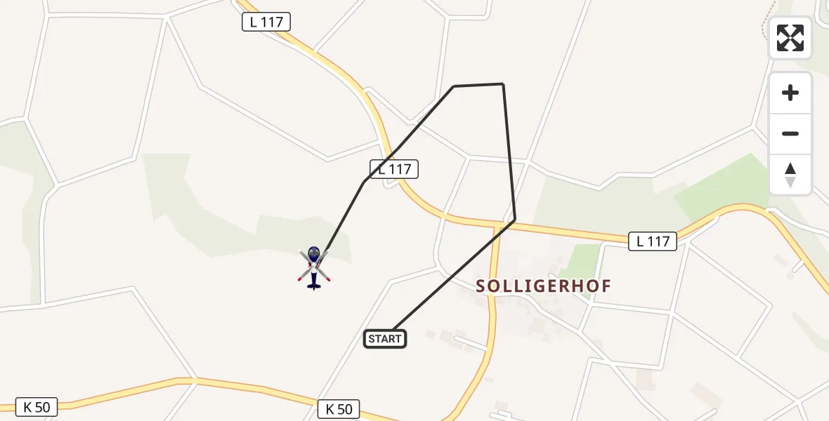 Flugroute Polizeihubschrauber Kobern-Gondorf - Kobern-Gondorf, 18 August 2026, 09:39