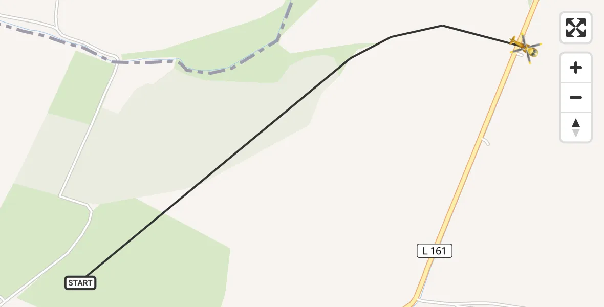 Flugroute Rettungshubschrauber Brieselang - Brieselang, 18 August 2026, 12:38
