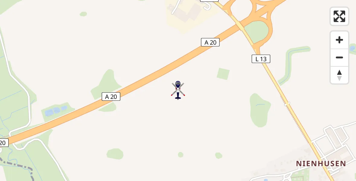 Flugroute Polizeihubschrauber Ziesendorf - Ziesendorf, 18 August 2026, 14:08