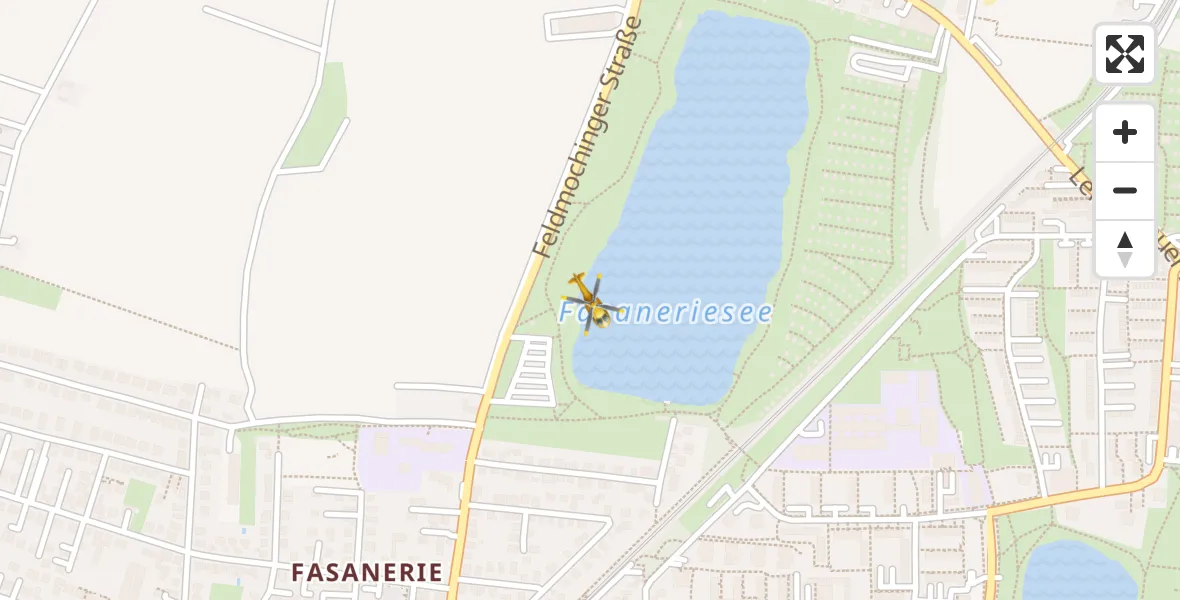 Flugroute Rettungshubschrauber München - München, 18 August 2026, 16:02