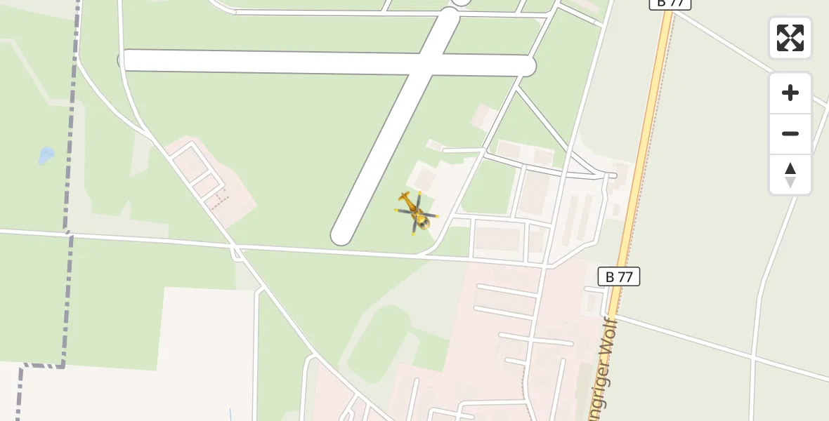 Flugroute Rettungshubschrauber Itzehoe Hungriger Wolf Flugplatz - Itzehoe Hungriger Wolf Flugplatz, 18 August 2026, 19:12