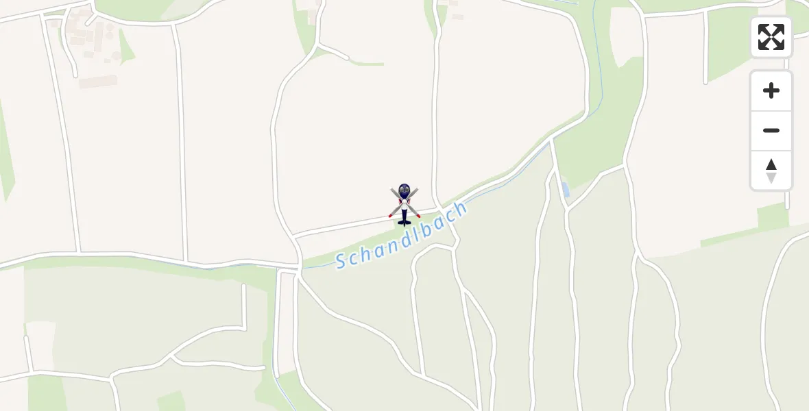 Flugroute Polizeihubschrauber Gangkofen - Gangkofen, 18 August 2026, 21:32
