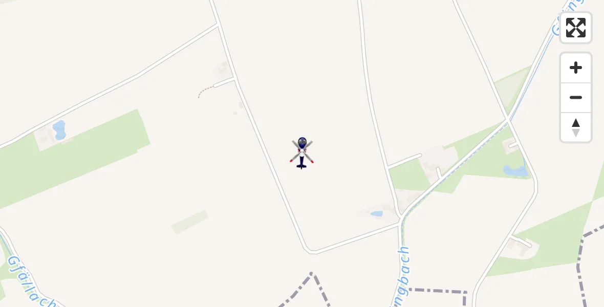 Flugroute Polizeihubschrauber Moosinning - Moosinning, 18 August 2026, 22:23