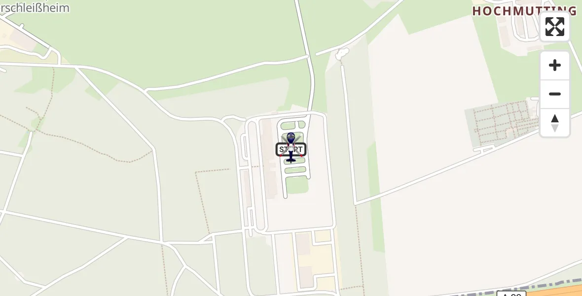 Flugroute Polizeihubschrauber Oberschleißheim - Oberschleißheim, 19 August 2026, 07:43