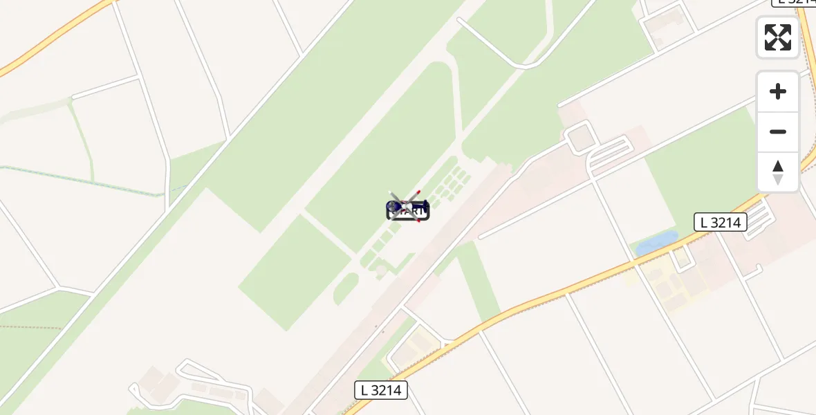 Flugroute Polizeihubschrauber Calden - Calden, 19 August 2026, 09:36