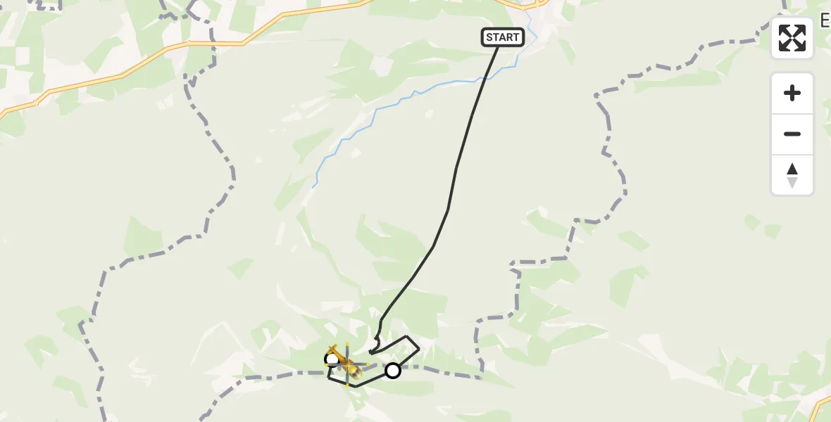 Flugroute Rettungshubschrauber Bergen - Bergen, 19 August 2026, 11:28