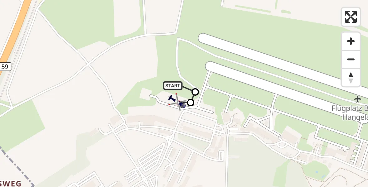 Flugroute Polizeihubschrauber Sankt Augustin - Sankt Augustin, 20 August 2026, 09:28