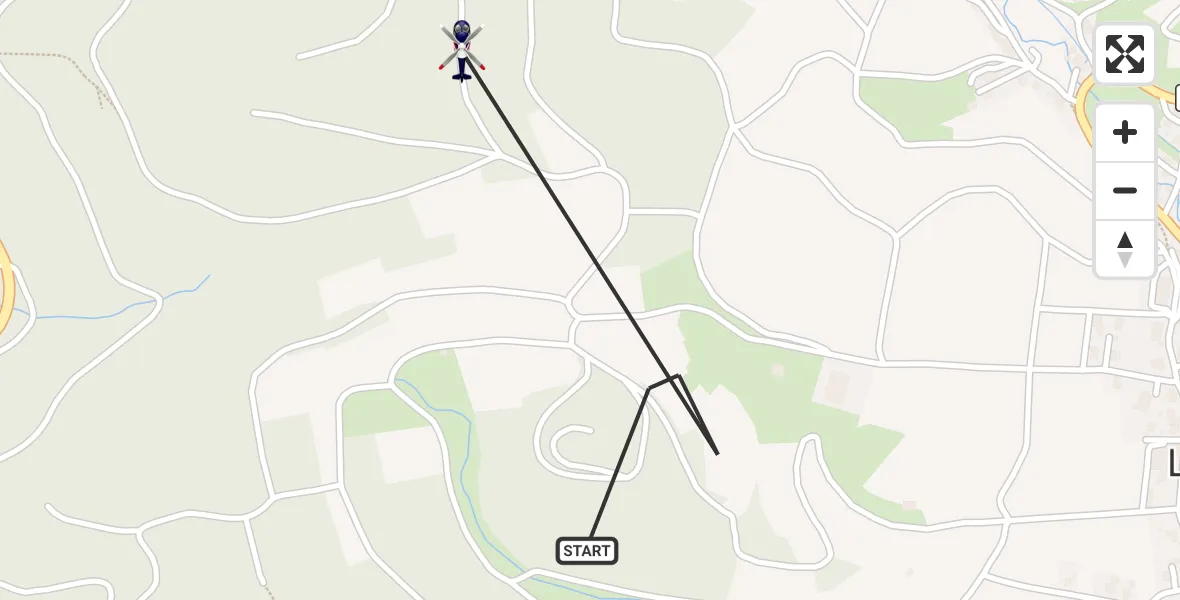 Flugroute Polizeihubschrauber Hallenberg - Hallenberg, 20 August 2026, 10:08