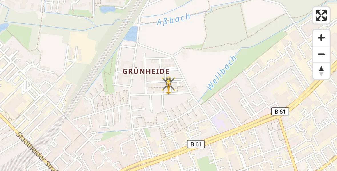Flugroute Rettungshubschrauber Bielefeld - Bielefeld, 20 August 2026, 14:21