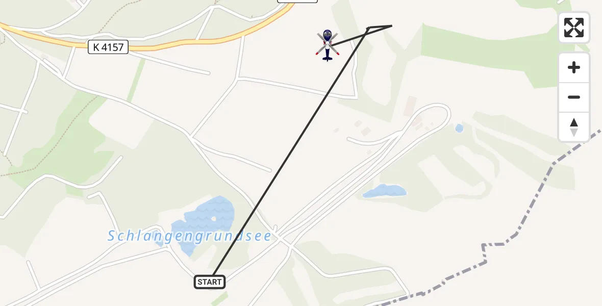 Flugroute Polizeihubschrauber Nußloch - Nußloch, 20 August 2026, 17:31