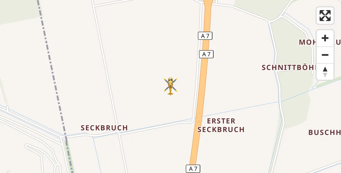 Flugroute Rettungshubschrauber Lehrte - Lehrte, 21 August 2026, 16:12