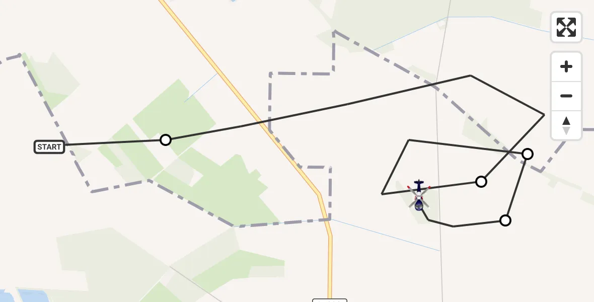 Flugroute Polizeihubschrauber Lehrte - Lehrte, 23 August 2026, 12:29