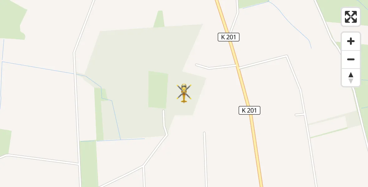 Flugroute Rettungshubschrauber Reeßum - Reeßum, 23 August 2026, 14:31