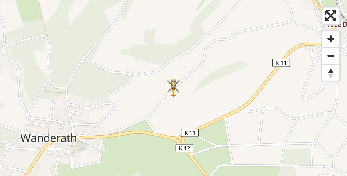 Flugroute Ambulanzhubschrauber Baar - Baar, 23 August 2026, 16:06