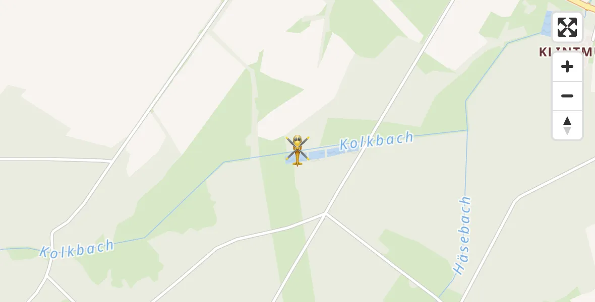 Flugroute Rettungshubschrauber Gerdau - Gerdau, 24 August 2026, 12:41