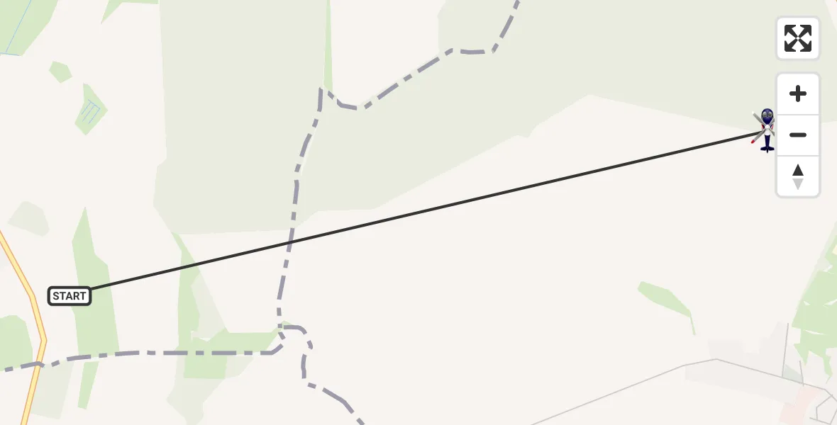 Flugroute Polizeihubschrauber Hohen Sprenz - Laage, 24 August 2026, 13:43