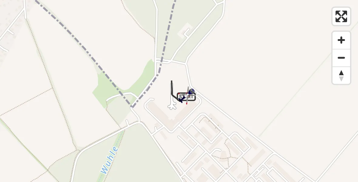 Flugroute Polizeihubschrauber Ahrensfelde Hubschrauberlandeplatz - Ahrensfelde Hubschrauberlandeplatz, 25 August 2026, 14:11