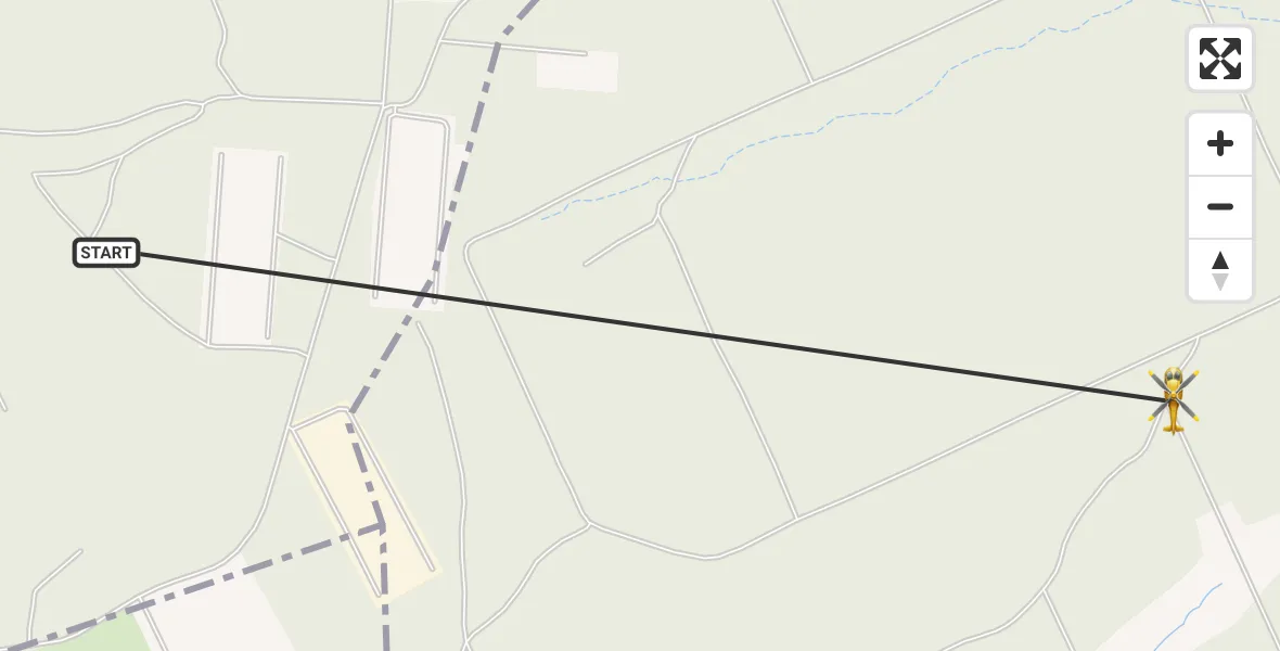 Flugroute Rettungshubschrauber Waldeck - Bad Klosterlausnitz, 26 August 2026, 09:42