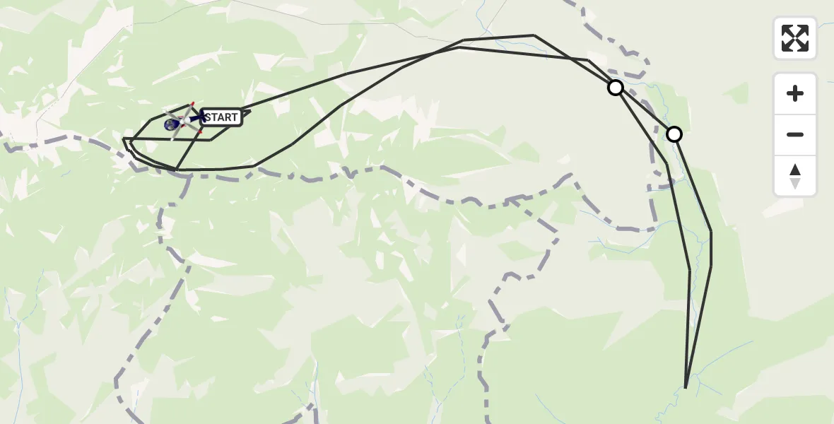 Flugroute Polizeihubschrauber Brannenburg - Brannenburg, 26 August 2026, 12:32