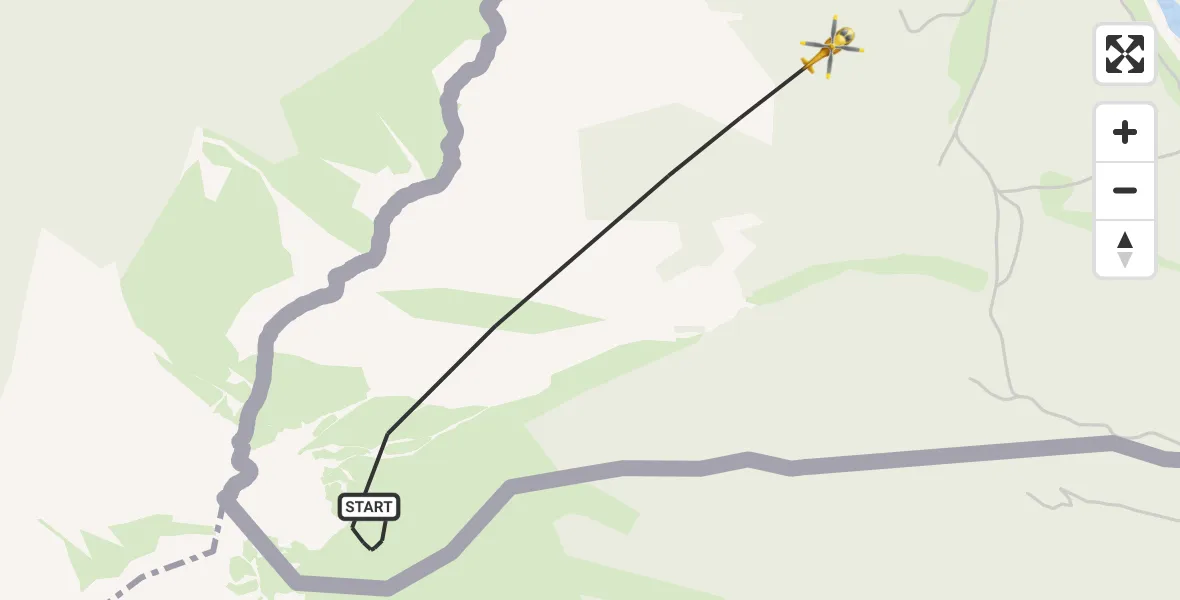 Flugroute Rettungshubschrauber Mittenwald - Mittenwald, 26 August 2026, 16:08