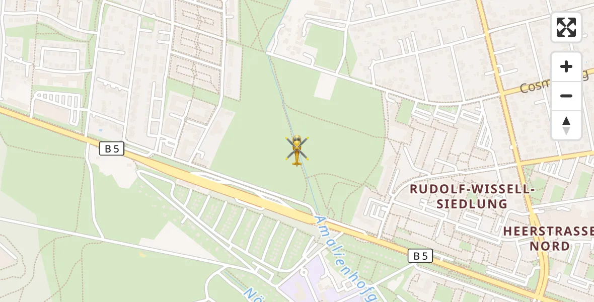 Flugroute Rettungshubschrauber Berlin - Berlin, 26 August 2026, 16:43