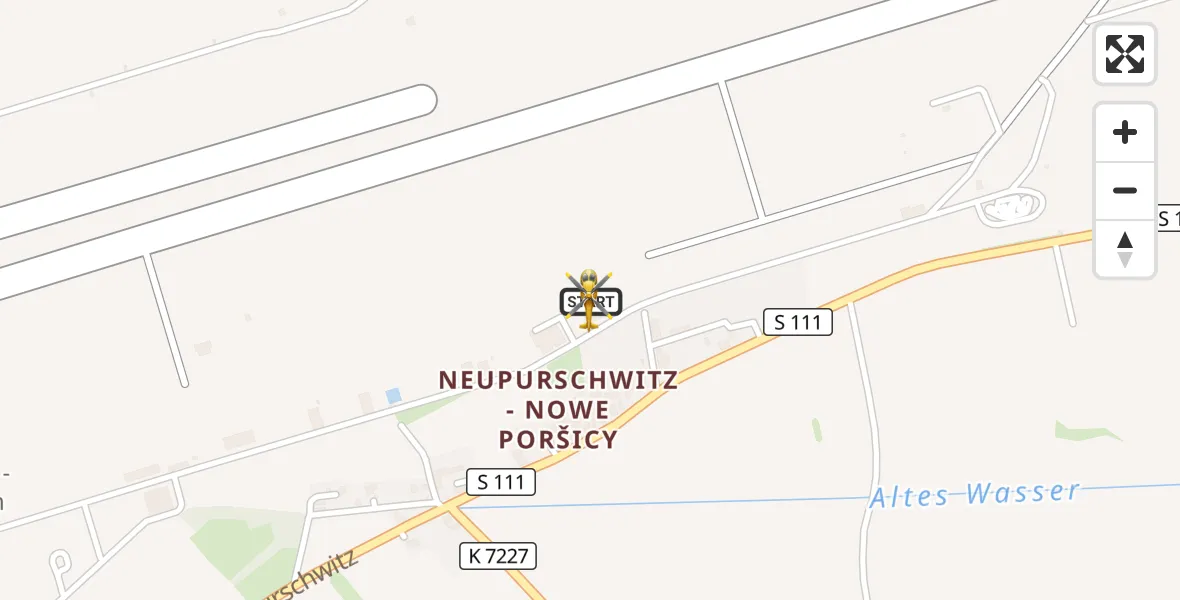 Flugroute Rettungshubschrauber Bautzen Flugplatz - Bautzen Flugplatz, 26 August 2026, 19:08