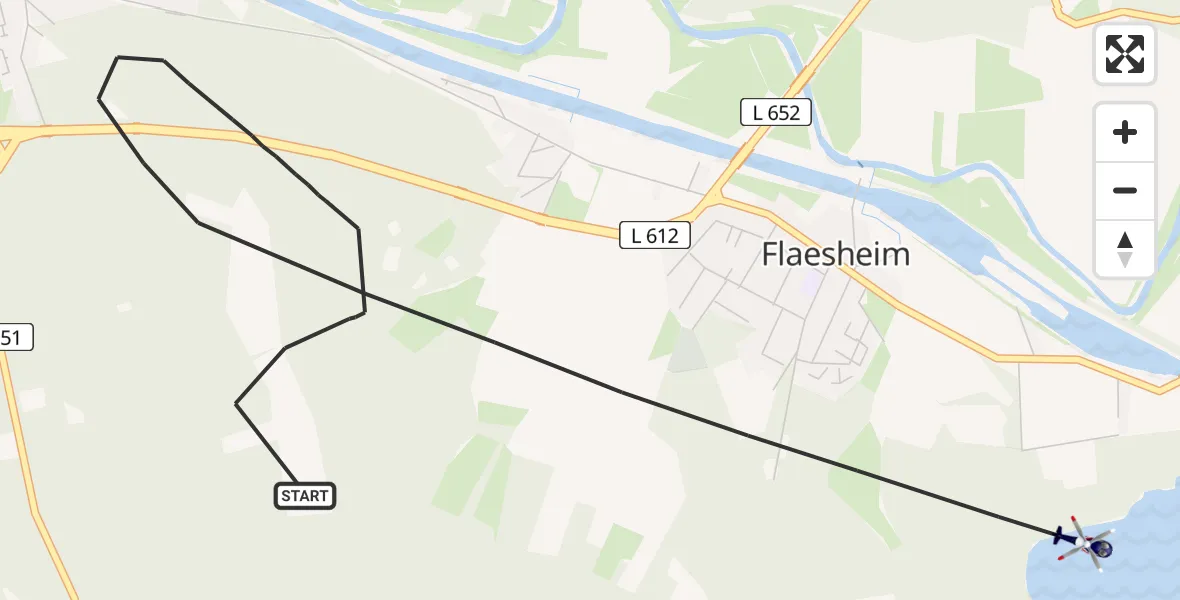 Flugroute Polizeihubschrauber Haltern am See - Haltern am See, 27 August 2026, 09:00