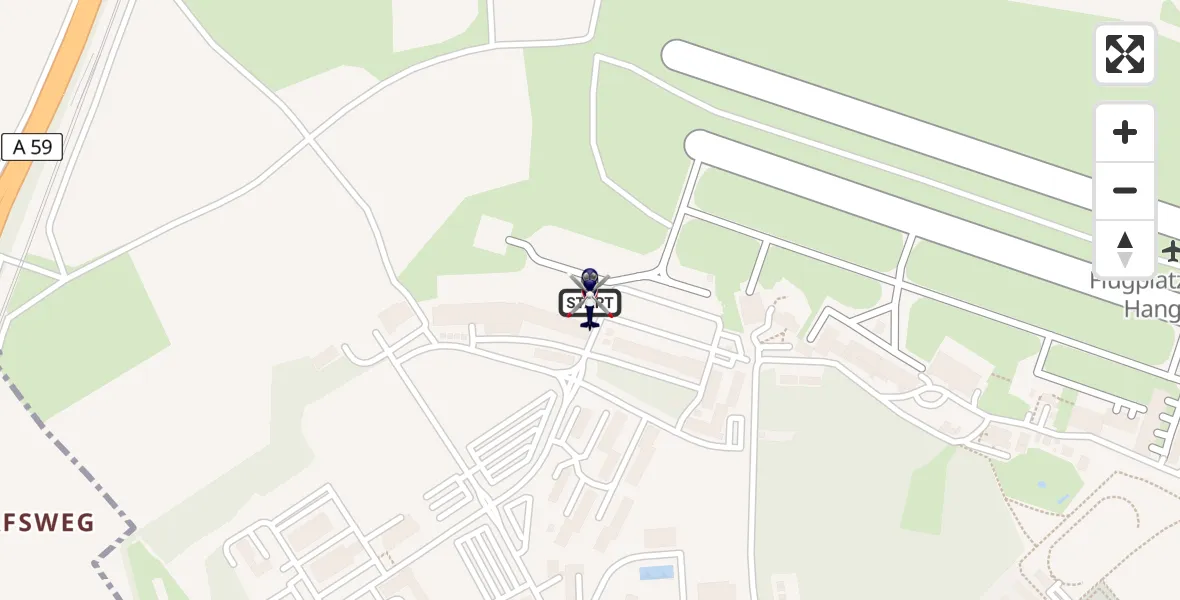 Flugroute Polizeihubschrauber Sankt Augustin - Sankt Augustin, 27 August 2026, 11:16