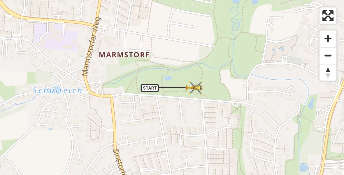 Flugroute Rettungshubschrauber Hamburg - Hamburg, 27 August 2026, 11:53