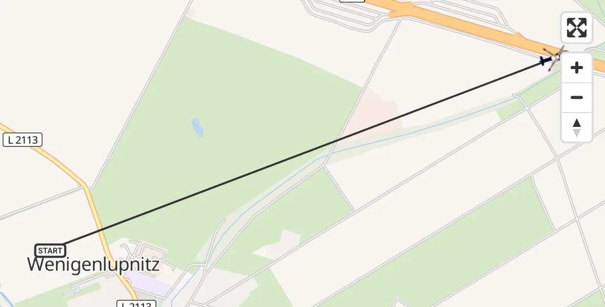 Flugroute Polizeihubschrauber Hörselberg-Hainich - Hörselberg-Hainich, 27 August 2026, 12:49