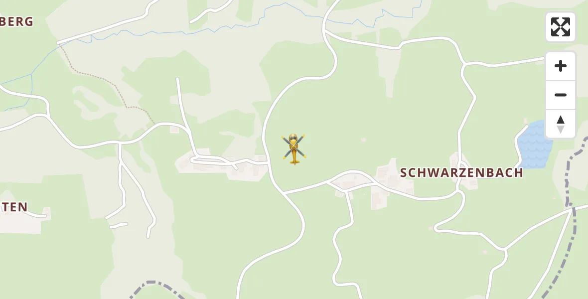 Flugroute Rettungshubschrauber Roßhaupten - Roßhaupten, 28 August 2026, 12:51