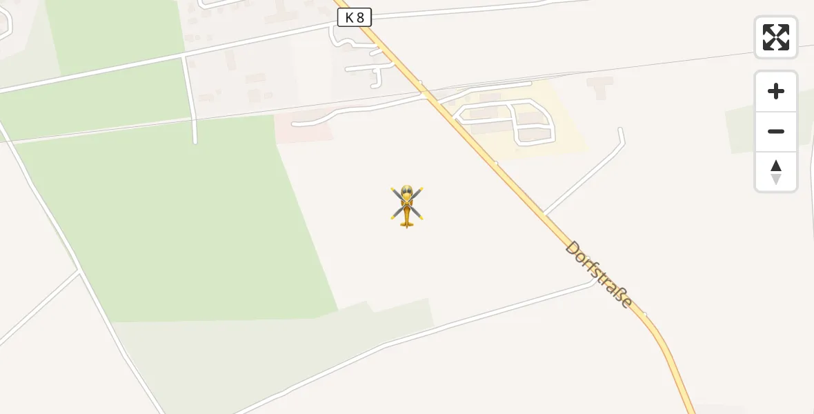 Flugroute Rettungshubschrauber Betzendorf - Betzendorf, 28 August 2026, 14:46