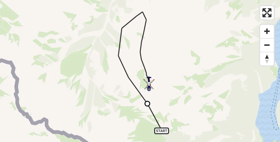 Flugroute Polizeihubschrauber Schönau a.Königssee - Ramsau b.Berchtesgaden, 30 August 2026, 11:31