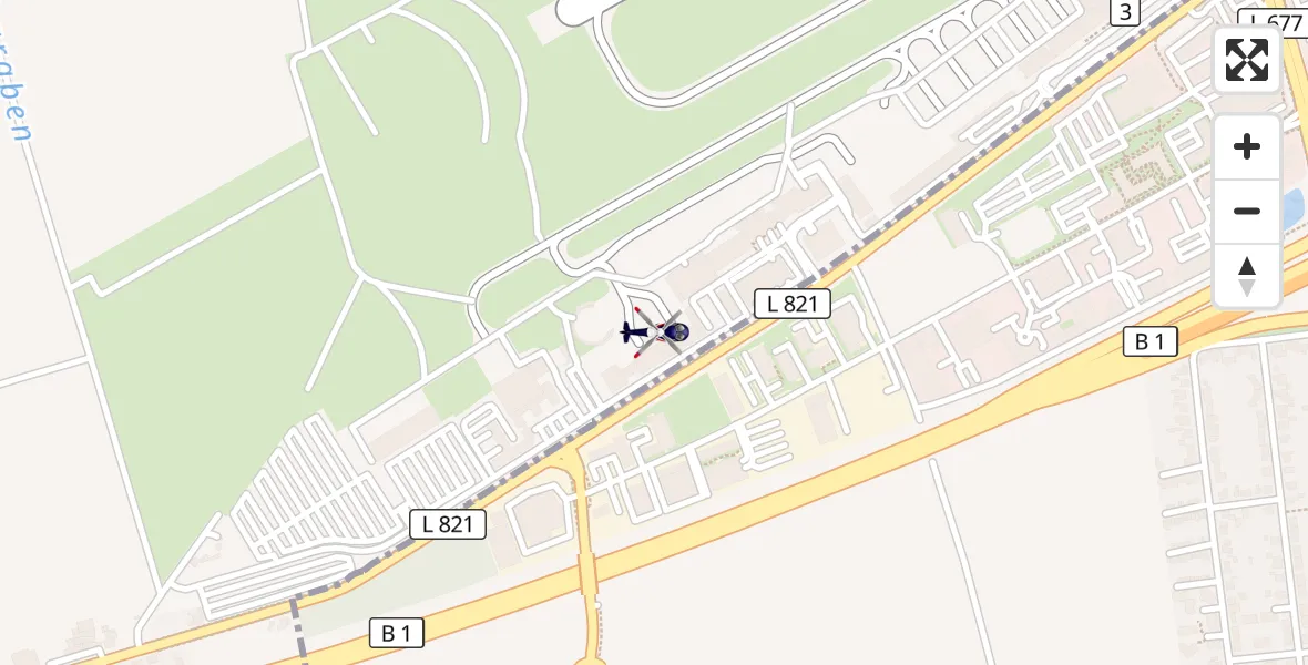 Flugroute Polizeihubschrauber Dortmund Flughafen - Dortmund Flughafen, 30 August 2026, 22:19