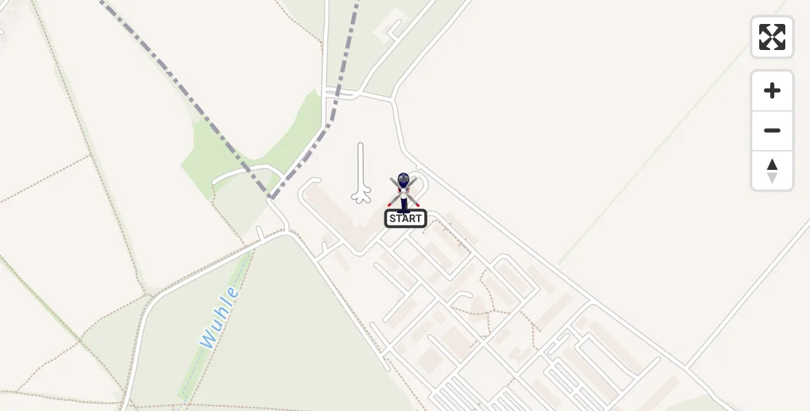 Flugroute Polizeihubschrauber Ahrensfelde Hubschrauberlandeplatz - Ahrensfelde Hubschrauberlandeplatz, 31 August 2026, 10:37
