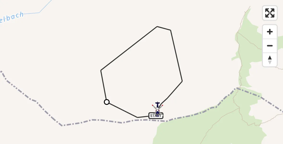 Flugroute Polizeihubschrauber Garmisch-Partenkirchen - Ettaler Forst, 31 August 2026, 14:54