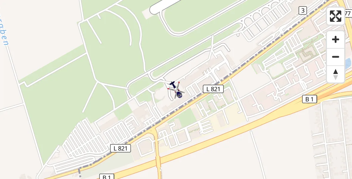 Flugroute Polizeihubschrauber Dortmund Flughafen - Dortmund Flughafen, 01 September 2026, 15:13