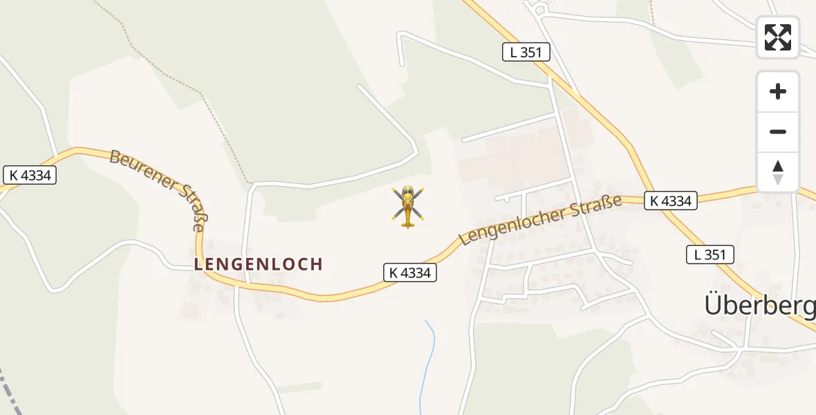 Flugroute Ambulanzhubschrauber Altensteig - Altensteig, 01 September 2026, 16:08