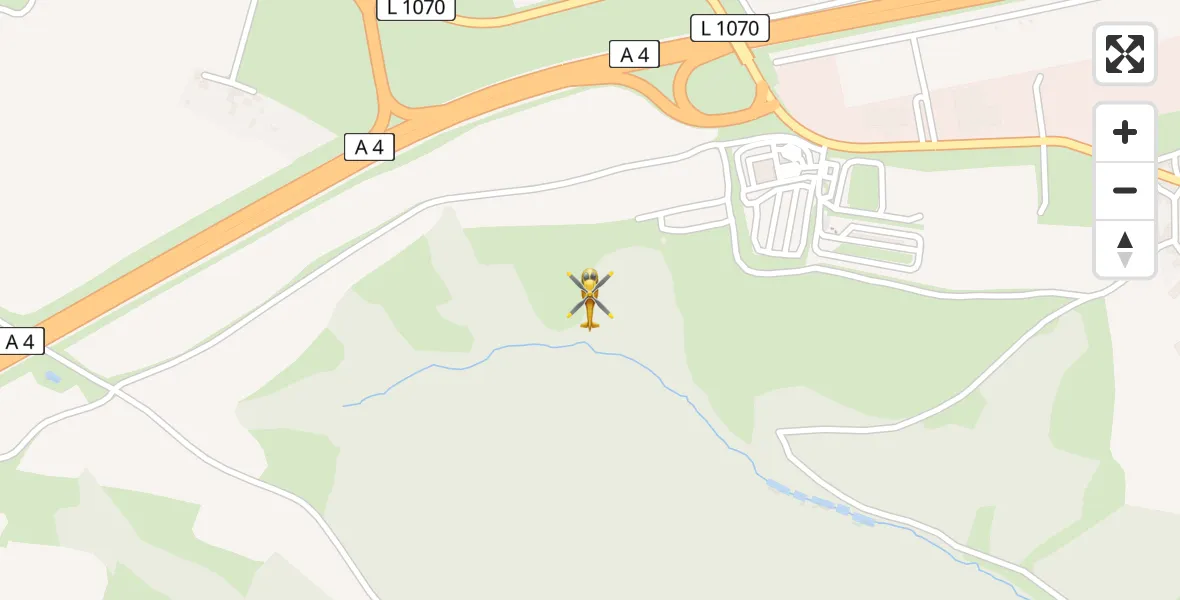 Flugroute Rettungshubschrauber Kraftsdorf - Kraftsdorf, 01 September 2026, 16:28