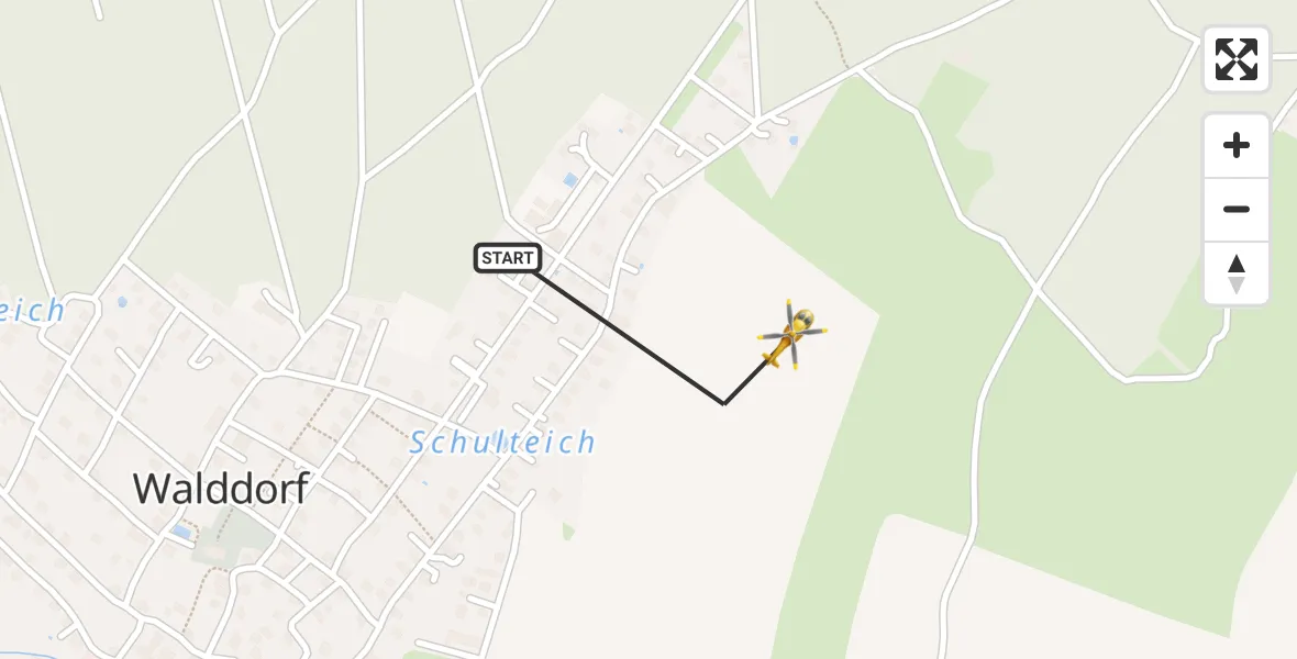 Flugroute Rettungshubschrauber Kottmar - Kottmar, 01 September 2026, 16:43