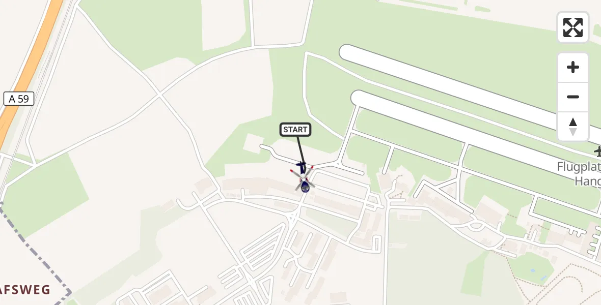 Flugroute Polizeihubschrauber Sankt Augustin - Sankt Augustin, 01 September 2026, 18:24