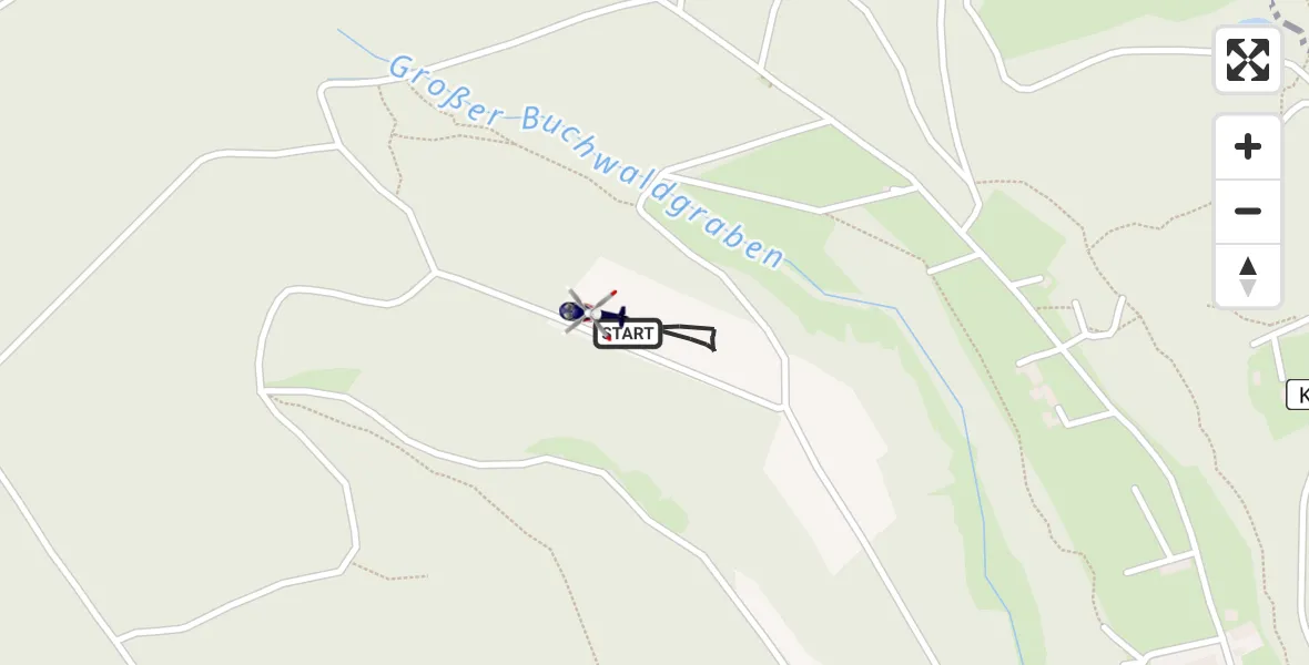 Flugroute Polizeihubschrauber Eltville am Rhein - Eltville am Rhein, 02 September 2026, 13:33